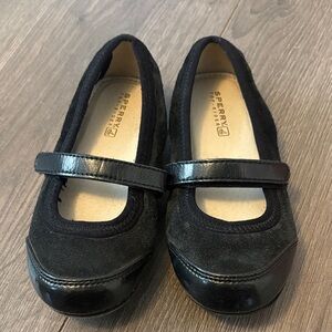 Sperry top sider Kids Black Mary Jane Dress Shoes size 11.5m